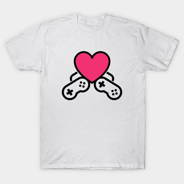 Heart gamer T-Shirt by hoopoe